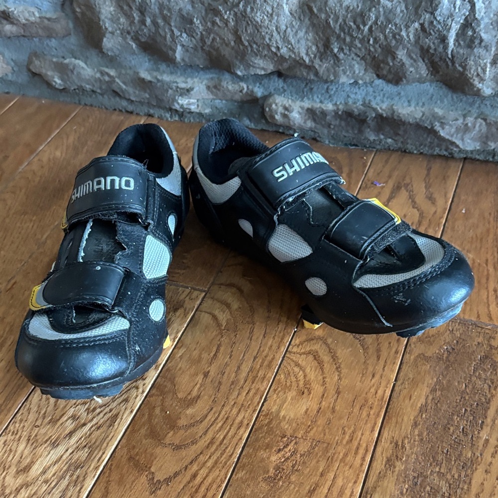 Shimano SPD-R Road / Mountain Cycling SH-R096 Shoe Size 6 Yellow/Black